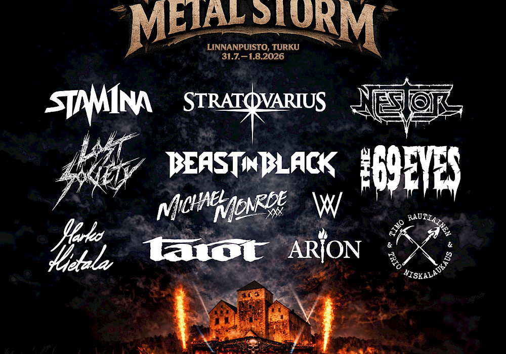 Kesän 2026 Baltic Metal Storm -tapahtuman esiintyjät on julkaistu!